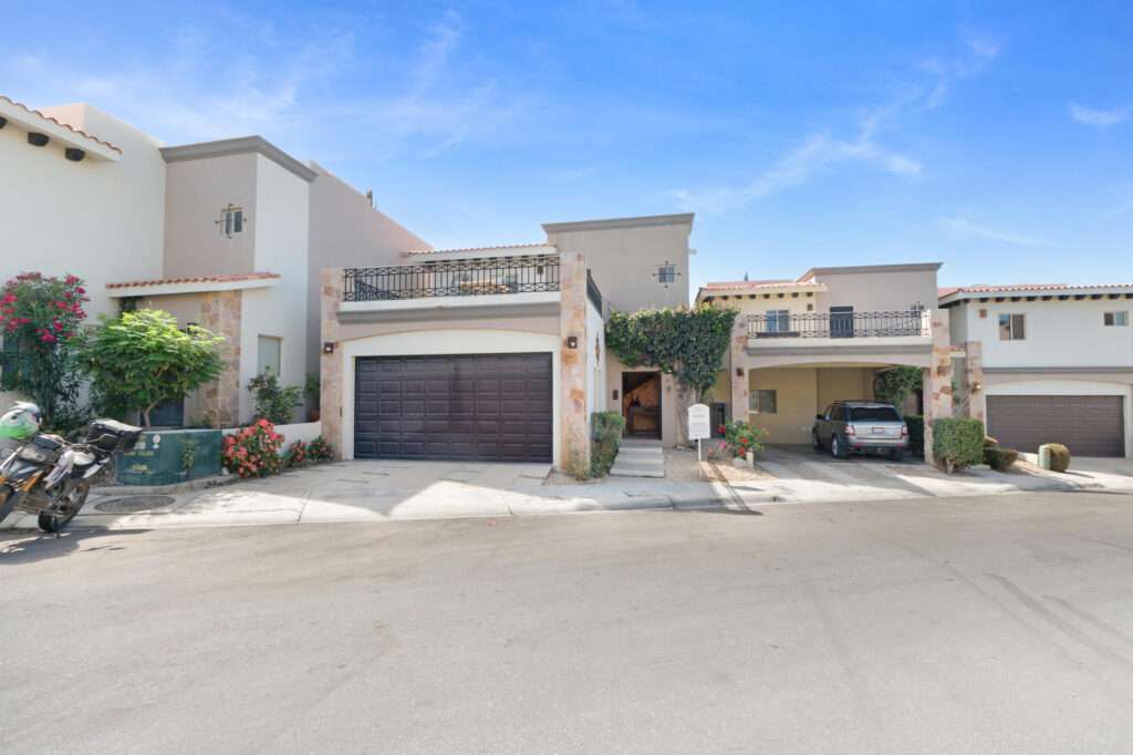 Los Cabos Magisterial Discover your perfect blend of comfort, space, and convenience in this charming 4-bedroom, 3-bath family home in the residential community of Magisterial located just minutes to shopping, the transpeninsular highway and downtown San José del Cabo. Whether you are starting a family, working from home, or simply wanting room to grow, this home offers a warm and flexible layout to fit your lifestyle.Step inside to find a partially furnished bright and airy living space that flows easily from the living room to the kitchen. A rare separate dining area with bar and fridge is steps from the kitchen and perfect for casual meals or hosting friends. A guest bedroom or perhaps a home office is down the hall on this level with a access to a full bath. Upstairs the master suite offers privacy featuring an ensuite bath, while the two other upstairs guest rooms share a full bathideal for family or visiting guests. Outside, enjoy a private backyard for weekend barbecues and pets, plus a ample and covered storage area for tools, gear and laundry. Count on gated parking for two small vehicles in the front with an electric opener for added convenience.Thoughtfully updated throughout, this home includes new AC units in every room, modern lighting and bathroom fixtures, refreshed cabinetry, updated electrical wiring, and moreso you can move right in and start living.Perfect for a growing family or professionals who value space, comfort, and proximity to everything San José del Cabo has to offer. NO HOA payments making this a solid investment with low monthly carrying costs. for sale