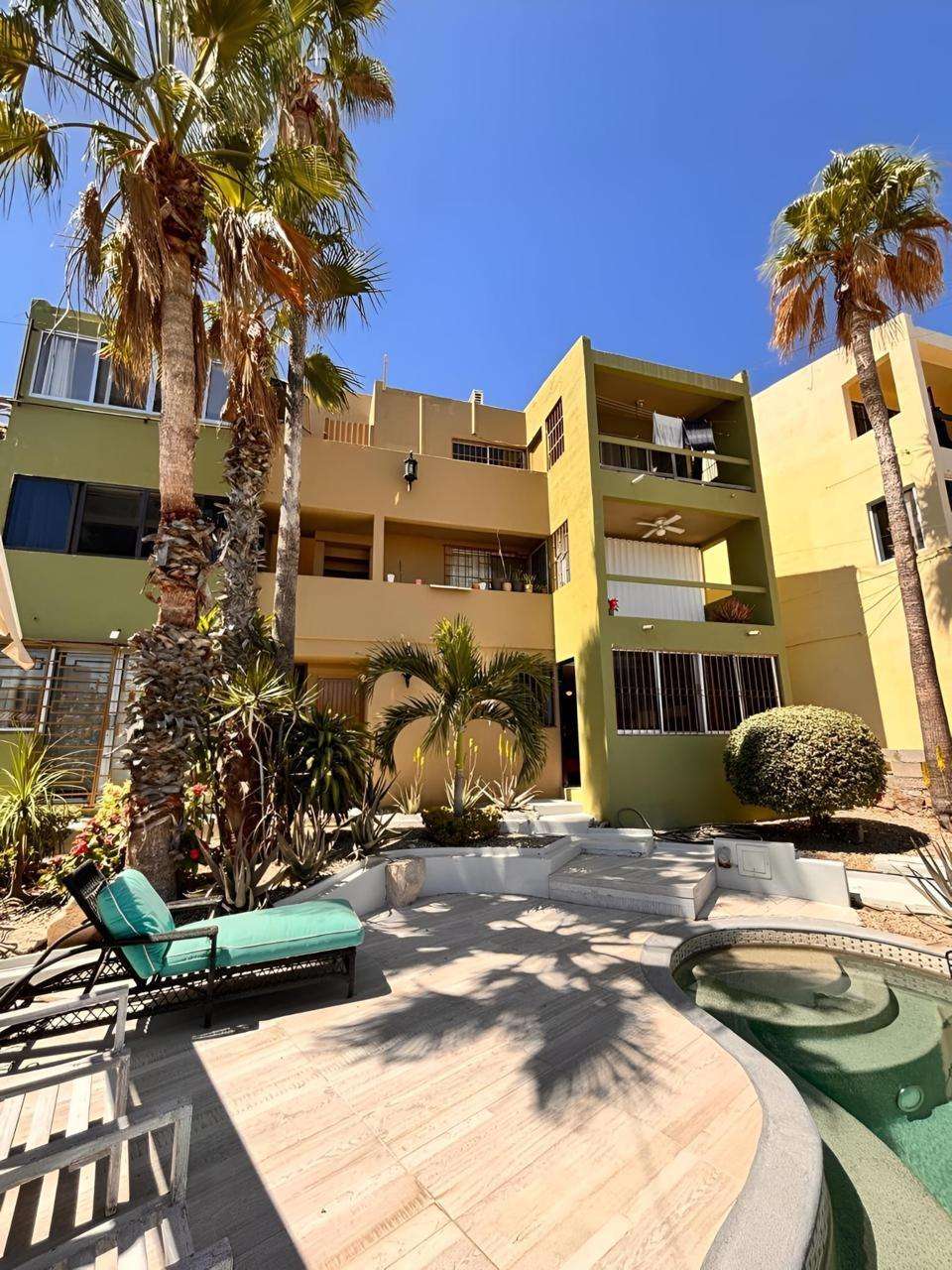 Los Cabos Magisterial Excellent investment opportunity in desired location in San Jose del Cabo! It is rare to find availabe properties in this seeked neighborhood. Close to major super markets, hotel zone and our beautiful beaches! 3 stop lights away from downtown and our lovely Art District. 20-30 min drive to the SJD International airport on the highway. This rustic condo is ideal for vacation rentals due to its very convenient location and amenities. for sale