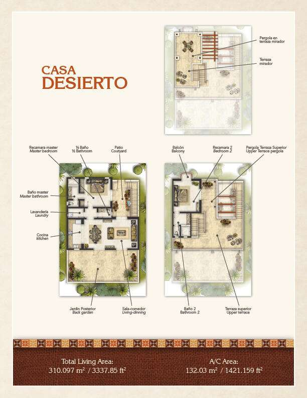 Los Cabos Pueblo Campestre One of the most desirable floor plans in Club Campestre.2 bedrooms and 2 and 1/2 bath.Inside laundry and room to add shelves.All of Phase #2 has yards to create your own personal sanctuary.Pueblo Homes all come with state of the art appliances, lighting and plumbing fixtures.We can tour existing floorplans upon 24 hour notice for appointments.. – 83 Phase # 2 Pueblo, San Jose del Cabo, BS