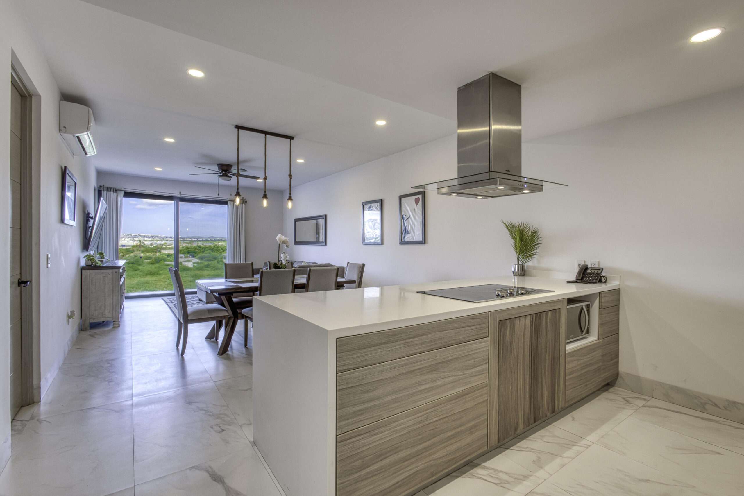 Los Cabos Amaterra 2BR/2BA oceanside condo in prime Cabo San Lucas location, less than a 5-minute walk to the beach. Bright, open-concept living and dining area with abundant natural light and access to private terrace. Modern kitchen with ample cabinetry and workspace. Spacious primary suite with en-suite bath; well-sized second bedroom with adjacent full bath. Ideal for vacation home, rental investment, or full-time residence. Close to beaches, restaurants, shopping, and downtown Cabo amenities. Condo unit comes with 2 underground parking stalls as well. for sale