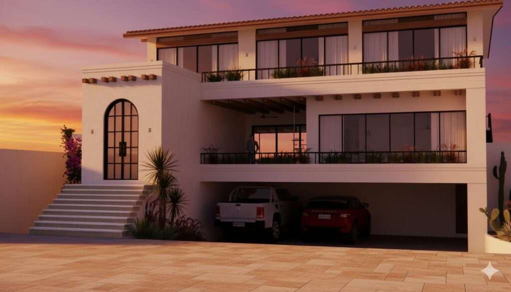 Los Cabos The Canyon Entre Piedras Welcome to The Canyon, San José del Cabo's only fully accessible master-planned community. This enclave of 39 Artigas-designed 4-bedroom homes offers three layout options, central air, four full baths, two-car carport, rooftop terrace with ocean – Av. Corsarios, San Jose Corridor, BS