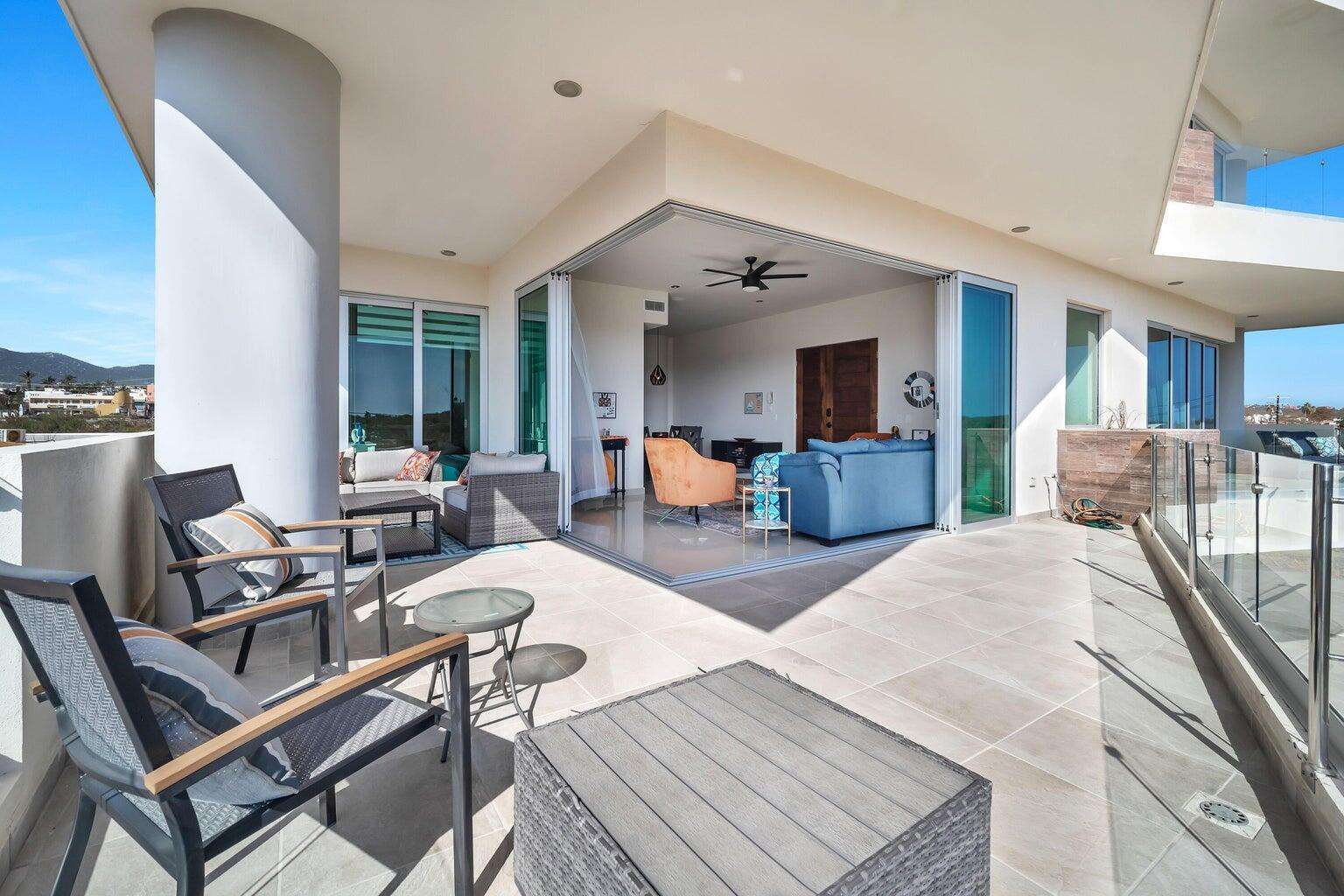 Los Cabos Sunset Penthouse with Private Rooftop & Unobstructed Medano for sale
