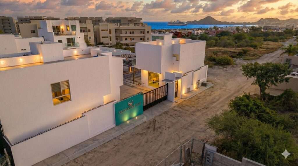 Los Cabos Magisterial Discover your perfect blend of comfort, space, and convenience in this charming 4-bedroom, 3-bath family home in the residential community of Magisterial located just minutes to shopping, the transpeninsular highway and downtown San José del Cabo. Whether you are starting a family, working from home, or simply wanting room to grow, this home offers a warm and flexible layout to fit your lifestyle.Step inside to find a partially furnished bright and airy living space that flows easily from the living room to the kitchen. A rare separate dining area with bar and fridge is steps from the kitchen and perfect for casual meals or hosting friends. A guest bedroom or perhaps a home office is down the hall on this level with a access to a full bath. Upstairs the master suite offers privacy featuring an ensuite bath, while the two other upstairs guest rooms share a full bathideal for family or visiting guests. Outside, enjoy a private backyard for weekend barbecues and pets, plus a ample and covered storage area for tools, gear and laundry. Count on gated parking for two small vehicles in the front with an electric opener for added convenience.Thoughtfully updated throughout, this home includes new AC units in every room, modern lighting and bathroom fixtures, refreshed cabinetry, updated electrical wiring, and moreso you can move right in and start living.Perfect for a growing family or professionals who value space, comfort, and proximity to everything San José del Cabo has to offer. NO HOA payments making this a solid investment with low monthly carrying costs. for sale