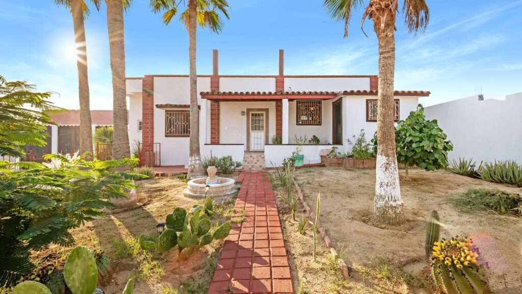Los Cabos Magisterial Discover your perfect blend of comfort, space, and convenience in this charming 4-bedroom, 3-bath family home in the residential community of Magisterial located just minutes to shopping, the transpeninsular highway and downtown San José del Cabo. Whether you are starting a family, working from home, or simply wanting room to grow, this home offers a warm and flexible layout to fit your lifestyle.Step inside to find a partially furnished bright and airy living space that flows easily from the living room to the kitchen. A rare separate dining area with bar and fridge is steps from the kitchen and perfect for casual meals or hosting friends. A guest bedroom or perhaps a home office is down the hall on this level with a access to a full bath. Upstairs the master suite offers privacy featuring an ensuite bath, while the two other upstairs guest rooms share a full bathideal for family or visiting guests. Outside, enjoy a private backyard for weekend barbecues and pets, plus a ample and covered storage area for tools, gear and laundry. Count on gated parking for two small vehicles in the front with an electric opener for added convenience.Thoughtfully updated throughout, this home includes new AC units in every room, modern lighting and bathroom fixtures, refreshed cabinetry, updated electrical wiring, and moreso you can move right in and start living.Perfect for a growing family or professionals who value space, comfort, and proximity to everything San José del Cabo has to offer. NO HOA payments making this a solid investment with low monthly carrying costs. for sale