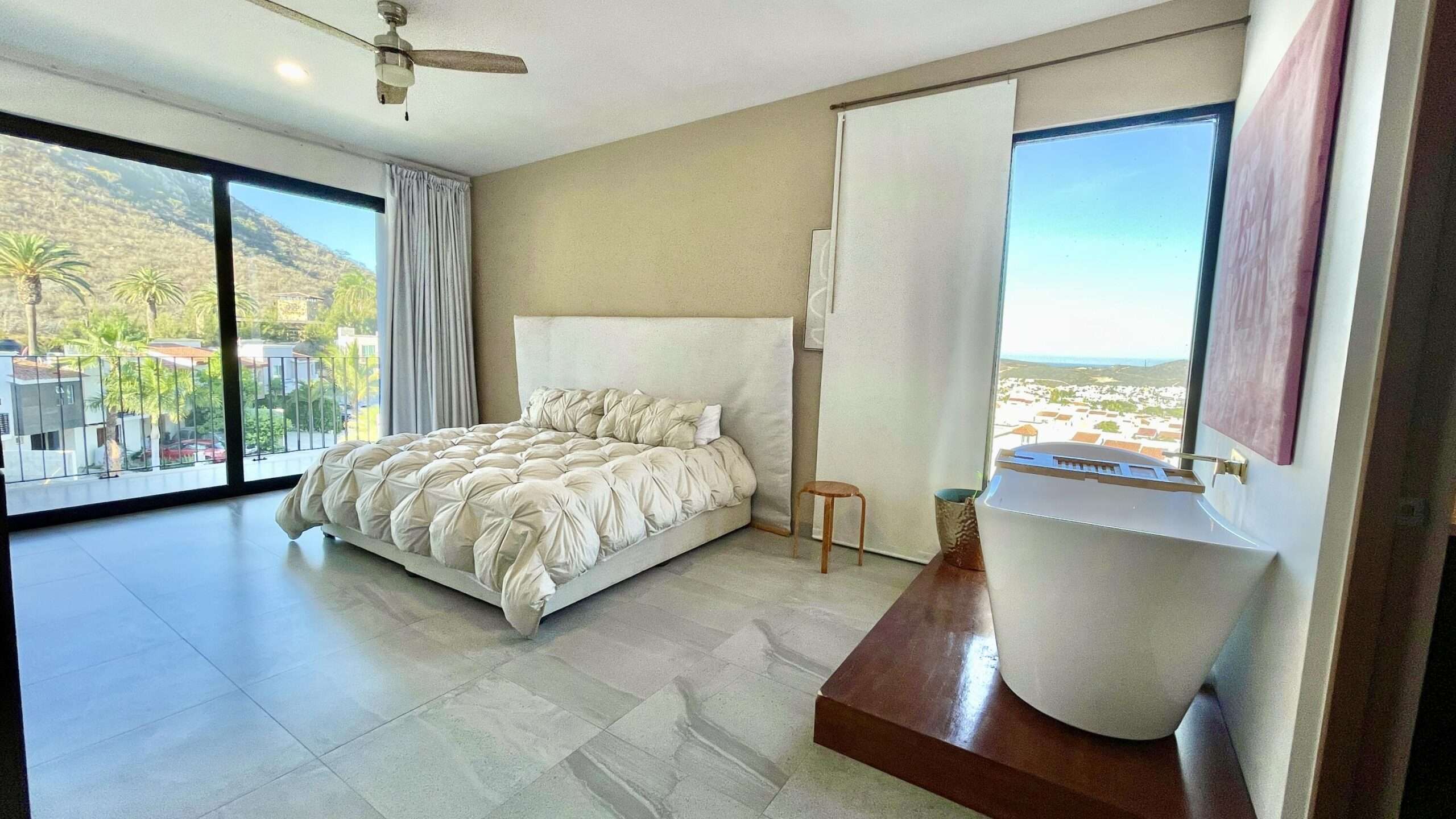 Los Cabos Miro Los Cabos Turnkey Luxury & Incredible Value in the Sunset Area! Discover this beautifully furnished 2 bed, 2 bath condo in the upscale community of Miro Los Cabos. Positioned right next to the exclusive Quivira, Condo Armonia 3B offers modern décor, premium appliances, and a private 3rd-floor balcony boasting stunning panoramic mountain and city light for sale
