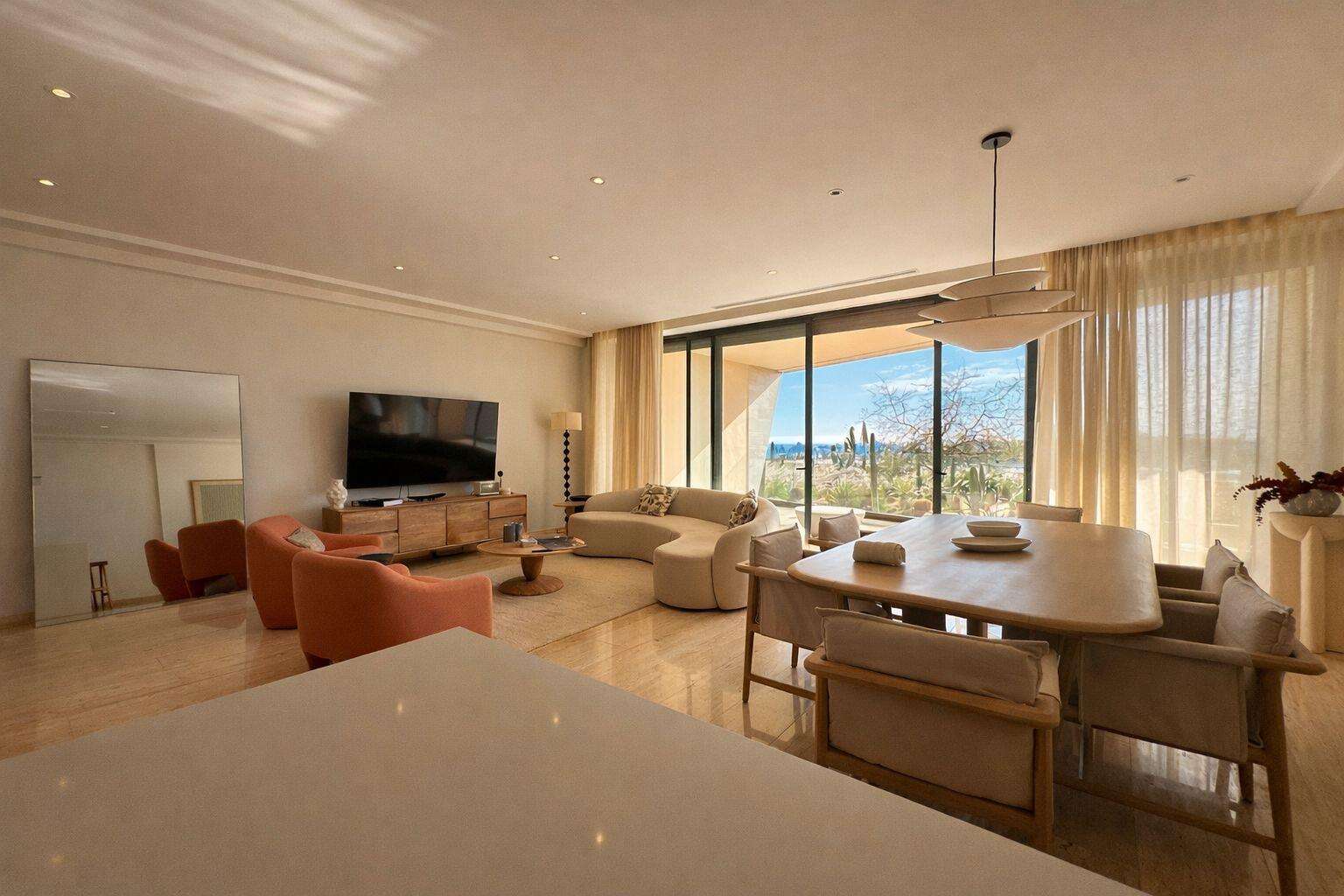 Los Cabos Vistazul TURNKEY AND MOVING READY! , now with a price improvement! Discover your dream retreat at Vistazul 502, a stylish 2 bedroom, 2 bathroom condo in the sought after El Tezal area of Cabo San Lucas. Enjoy open concept living, a spacious terrace, and beautiful mountain and bay for sale