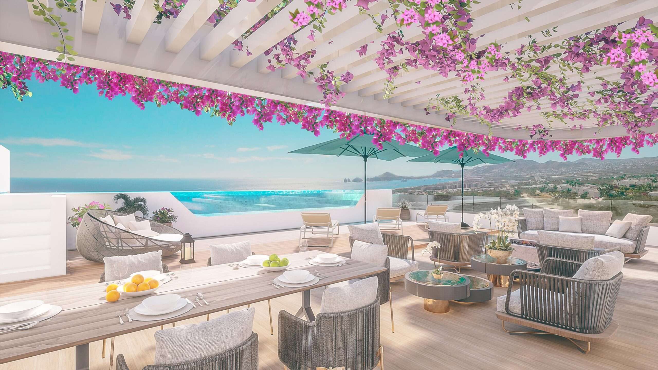 Los Cabos Ventanas Stunning 2-BR Condo with Rooftop & Ocean for sale