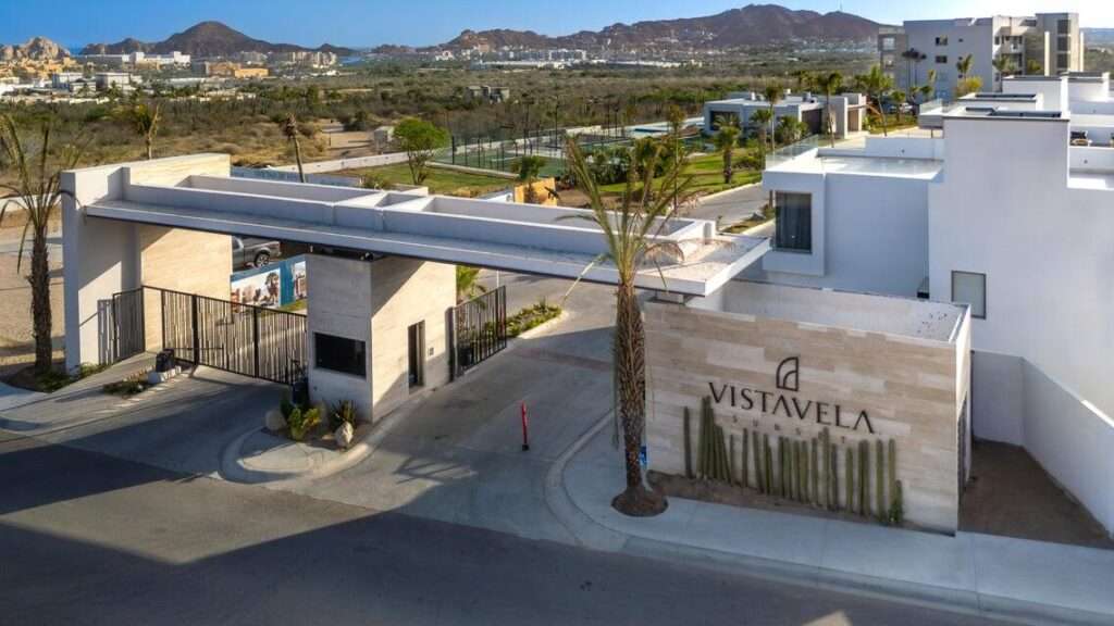 Los Cabos Vistazul TURNKEY AND MOVING READY! , now with a price improvement! Discover your dream retreat at Vistazul 502, a stylish 2 bedroom, 2 bathroom condo in the sought after El Tezal area of Cabo San Lucas. Enjoy open concept living, a spacious terrace, and beautiful mountain and bay – Paseo del Sol Avenue, Cabo Corridor, BS