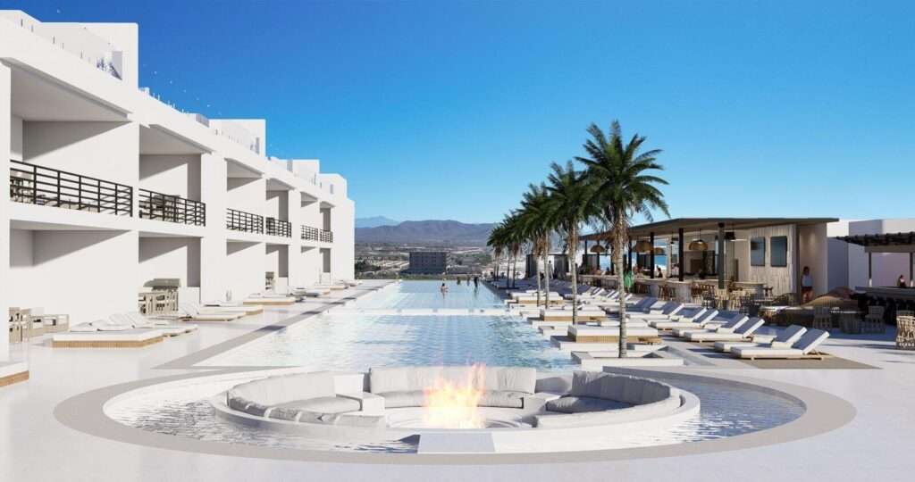 Los Cabos The Cliff At Cerritos Your Exclusive Pre-Construction Pre-Sale Opportunity is here! Whether you seek a permanent residence, a vacation getaway, or a savvy investment, this community presents a distinctive chance to immerse yourself in a lifestyle defined by the harmonious blend of natural beauty and luxurious amenities. This pre-construction opportunity offers an exceptional price point, providing access to the extraordinary at a fraction of its future value. Moreover, the potential for substantial rental income ensures a remarkable return on investment, making this venture as financially rewarding as it is enchanting. This exquisite one-bedroom, one-bathroom condominium offers a meticulously crafted interior design to experience the comfort and convenience of hotel-style amenities right at your doorstep. – S/N Calle de Acceso, Col.Pescadero, Pacific, BS