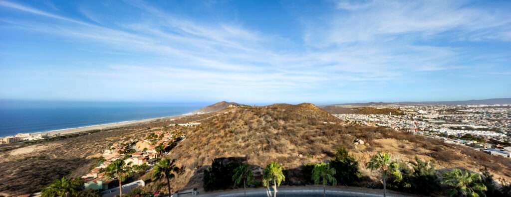 Los Cabos La Jolla This Beachfront and Beautiful La Jolla de Los Cabos Condominiums provides an idyllic vacation experience. La Jolla Condo D-208, a two-bedroom, two-bathroom unit, boasts beachfront access. Marble floors and counters elegantly enhance the kitchen and dining areas, while both bathrooms feature marble fixtures.Conveniently situated within walking distance of restaurants and shops, La Jolla offers a seamless blend of relaxation and entertainment. The expansive common grounds feature lush landscaping, providing a serene ambiance. Two pool areas are surrounded by a grand assembly courtyard, complete with private tables, chairs, and umbrellas. Beach lounges are also conveniently available.It is readily available for short-term rentals. – sn Via de Lerry, Cabo San Lucas, BS