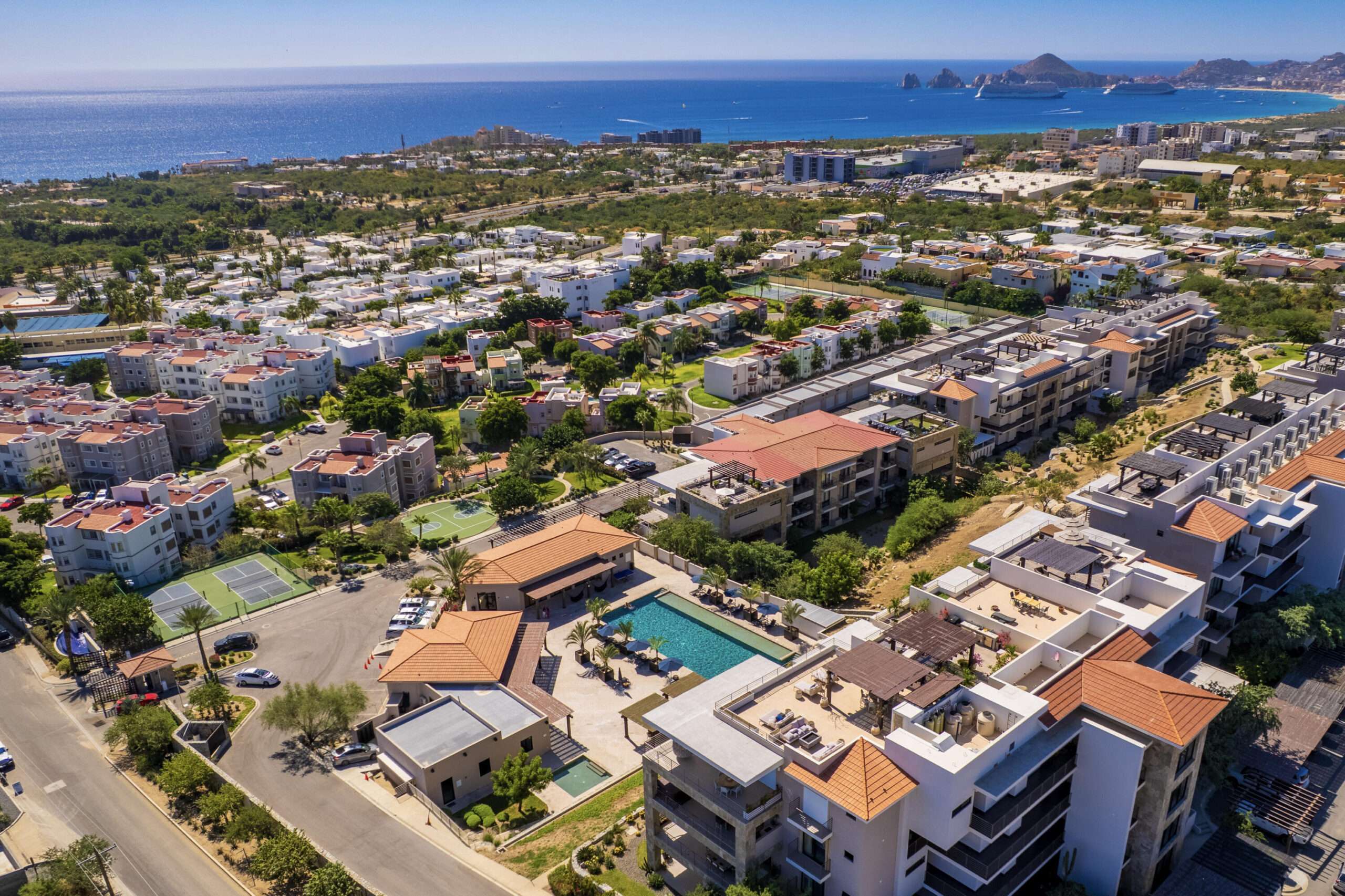 Los Cabos Peninsula A unique penthouse opportunity at the Peninsula Golf Course Condominium, ideally situated in the Hotel Zone of San Jose del Cabo.Prime ocean-side location within the complex, situated on a no-thru road surrounded by the golf course. The unit is within walking distance of the beach, Plaza Pescador, Old and Magic Town, the Art District Walk, and numerous restaurants.This unit features two bedrooms, two bathrooms, and an open-concept living area leading to a large outdoor patio with ocean for sale