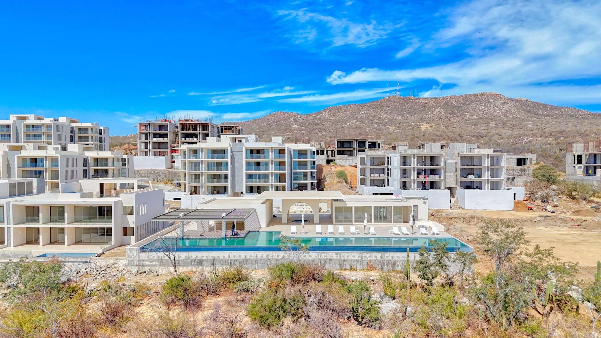 Los Cabos Cabo Costa Step into MAREA101, a beautifully designed 2-bedroom, 2.5-bathroom condo on the elevated ground floor of Cabo Costa, offering the comfort of single-level living with the advantage of Baja and ocean for sale