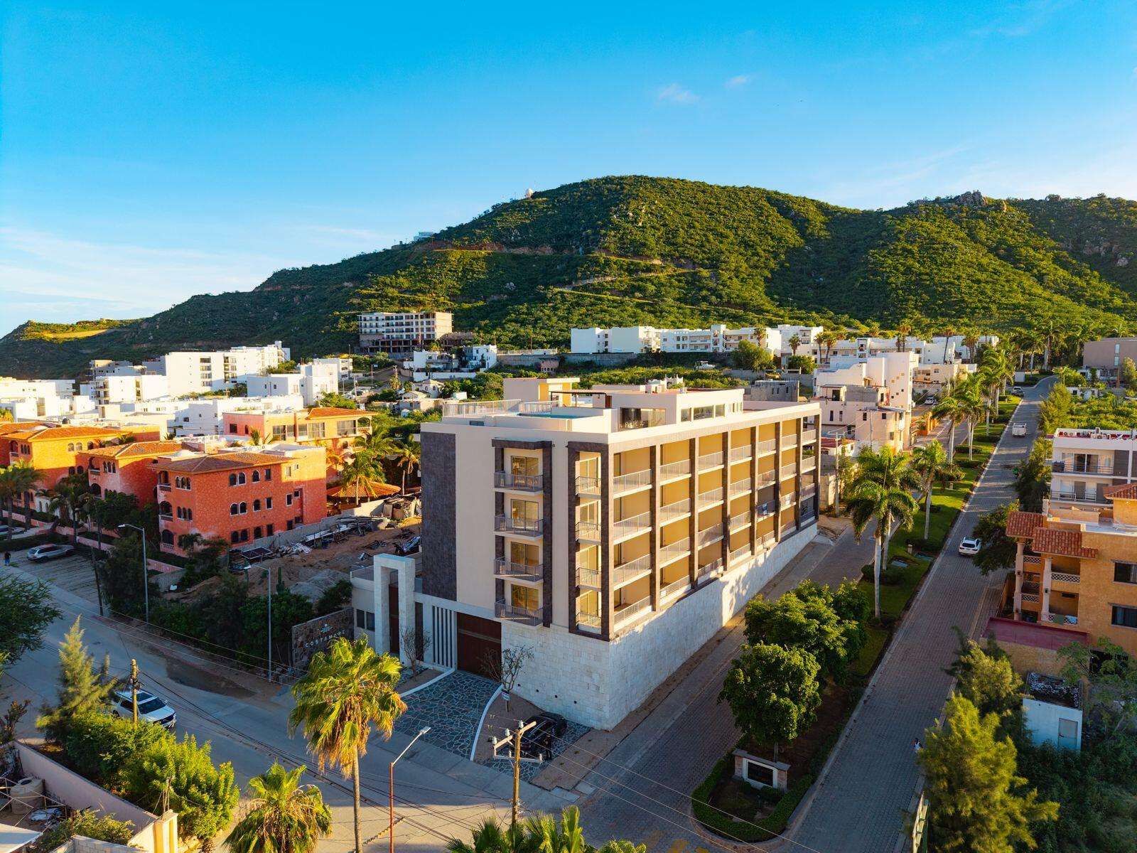 Los Cabos Costa Mare Turnkey Airbnb Condo in Costa Mare | Cabo San LucasIncome-producing condo for sale in Costa Mare, a boutique 28-unit development just minutes from the Marina, beaches, golf courses, and top dining.This is not just a property--it's a ready-to-go rental business. Delivered fully furnished, professionally decorated, and already operating on Airbnb.The unit features 2 bedrooms, 2 full bathrooms, and 102 m² total (90 m² interior + 12 m² terrace), located on the second level. It includes a modern kitchen with quartz countertops, a private balcony with city for sale