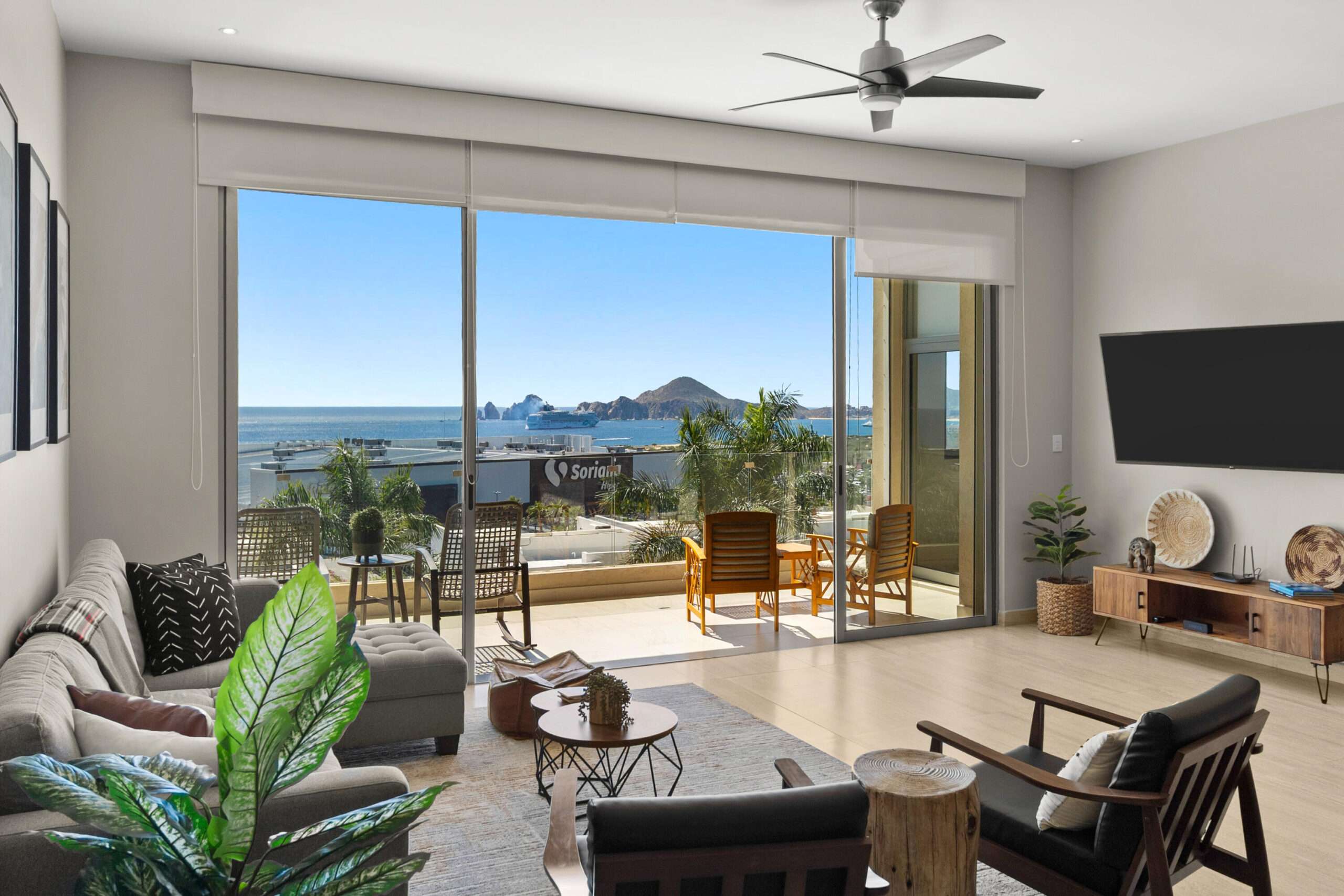Los Cabos Cabo Cortez Welcome to Cabo Cortez, an intimate collection of just 16 boutique residences offering the ultimate in modern luxury beside the San José del Cabo Marina. Designed with elegance and sophistication, these residences place you steps from the yachts, fine dining, and vibrant energy of the marina's heart. Residents enjoy curated amenities including a resort-style pool, firepits, zen garden, wine lounge with private lockers, gym, and underground enclosed parking with individual storage units. Each home is delivered with SMEG kitchen appliances, refined finishes, a Big Green Egg BBQ, and its own private jacuzzi. From your terrace, take in tranquil for sale