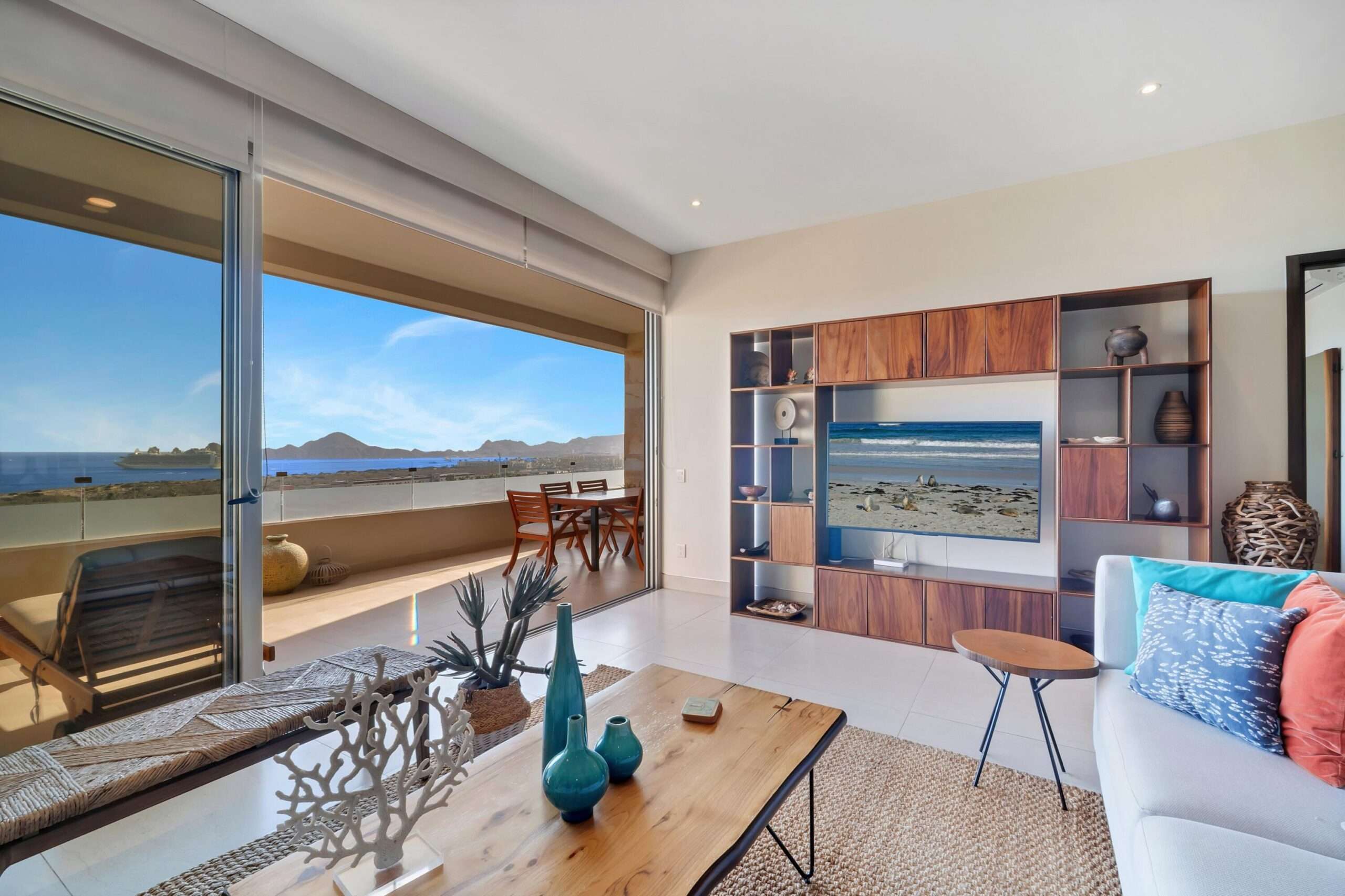 Los Cabos Vista Vella Ii Welcome to this beautifully appointed 3-bedroom, 3.5-bathroom condo located in Vista Vella, Cabo San Lucas. This turnkey residence comes fully furnished and is ready for immediate enjoyment or investment opportunities. Featuring spacious interiors, an open-concept layout, and stunning blue water – Vista Vella II, Cabo Corridor, Cabo Corridor, BS